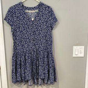 Francesca’s Blue & White Floral Dress